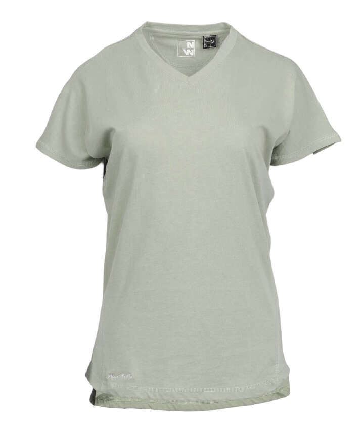 NW NINE WORTHS Damen Kurzarm Arbeits-T-Shirt Blair